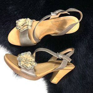 New✨ NAYA Leather & Bamboo Sandals